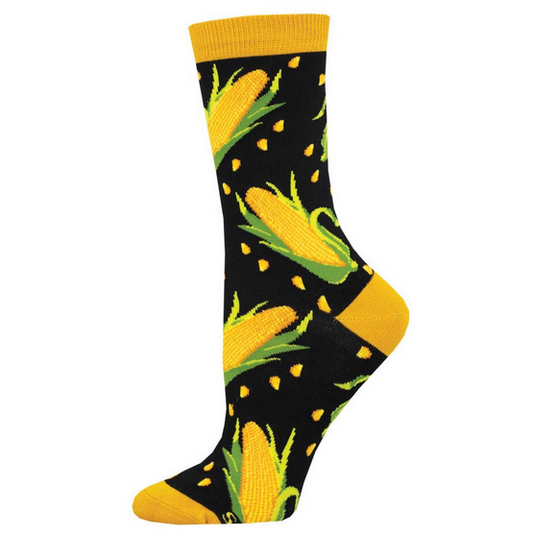 Women's A-Maize-Ing Corn Crew Socks