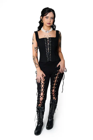 Women's Black Dolly Corset