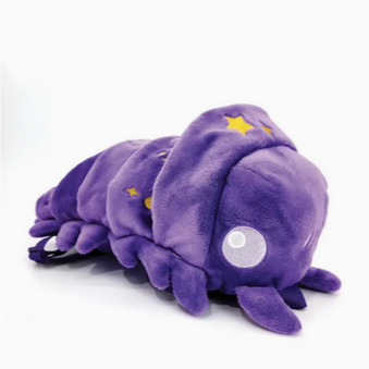 Purple Roly Poly Plush Backpack