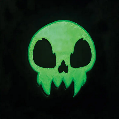Glow in the Dark Skull Head Spider Plush Backpack