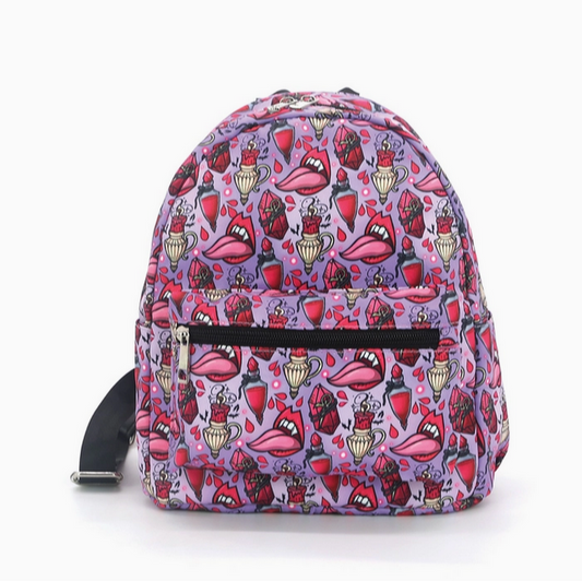Vampire Tongue Mini Backpack
