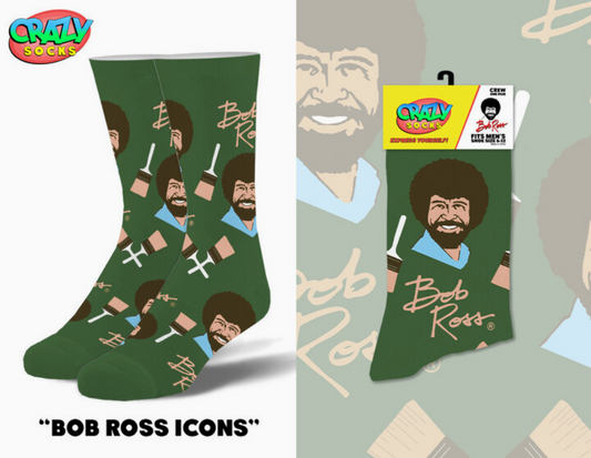 Men's Bob Ross Icons Crew Socks