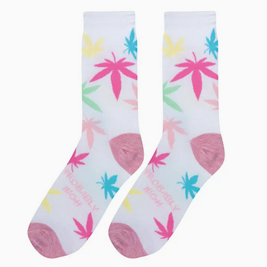 Women's Probably High Crew Socks