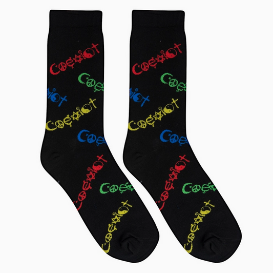 Women's Coexist Crew Socks