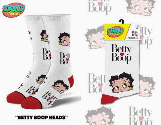 Women's Betty Boop Crew Socks