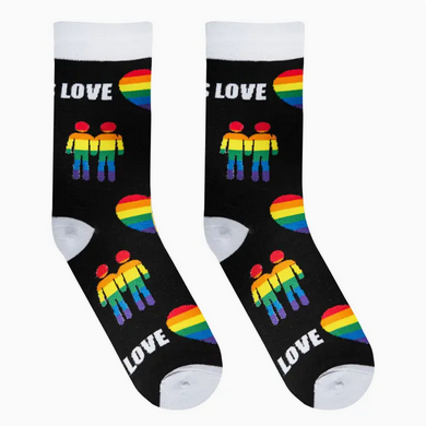 Men's Gay Pride Crew Socks