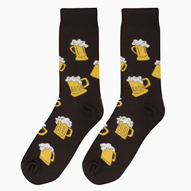 Men's Beer Mug Crew Socks