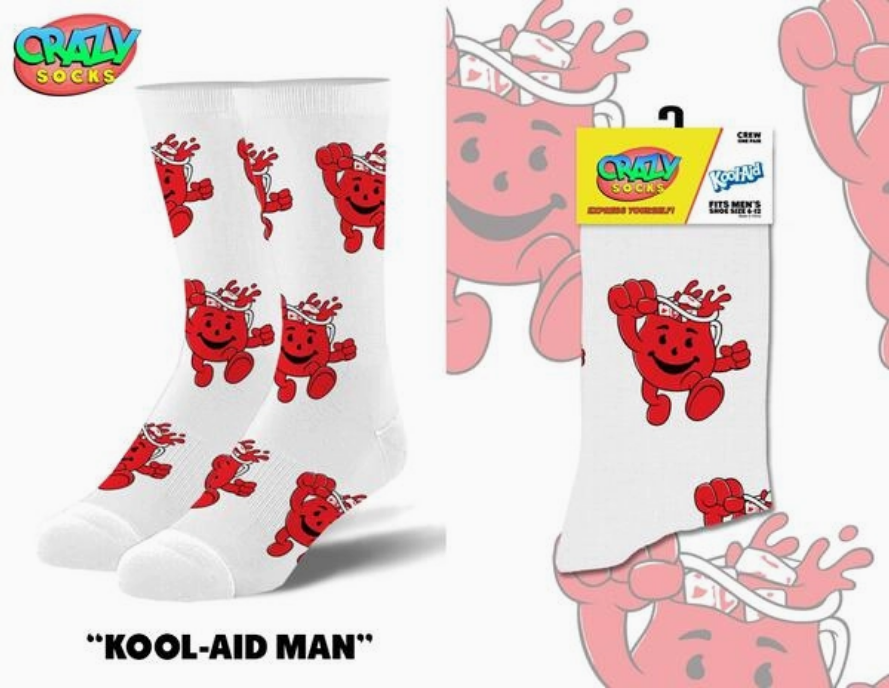 Men's Kool-Aid Man Crew Socks