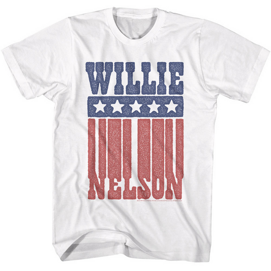 Unisex Willie Nelson Flag Name T-Shirt