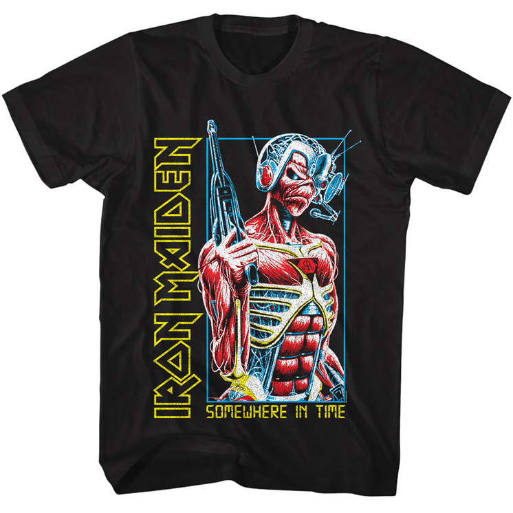Unisex Iron Maiden Somewhere In Time T-Shirt