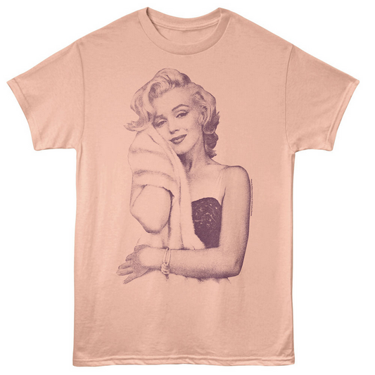 Unisex Marilyn Monroe Fur Snuggle T-Shirt