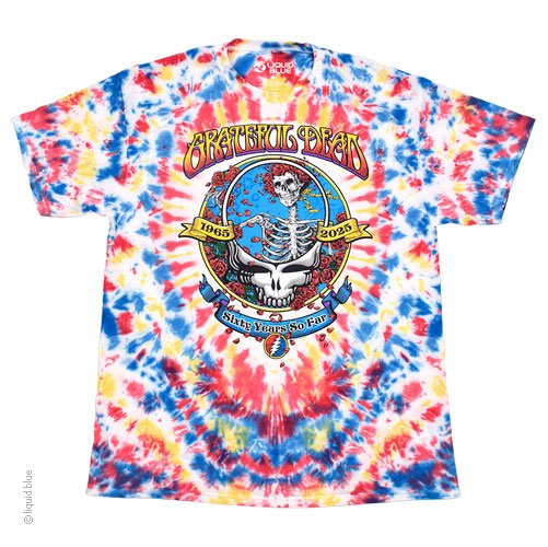 Men's Grateful Dead 60th Anniversary Bertha Stealie Tie-Dye T-Shirt