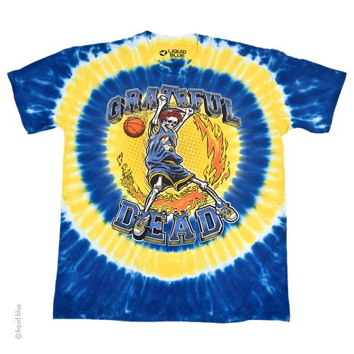 Men's Grateful Dead Tie-Dye Bertha Basketball Dunker T-Shirt