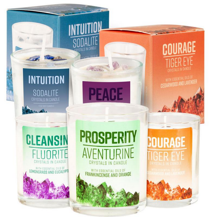 Crystal Energy Candle