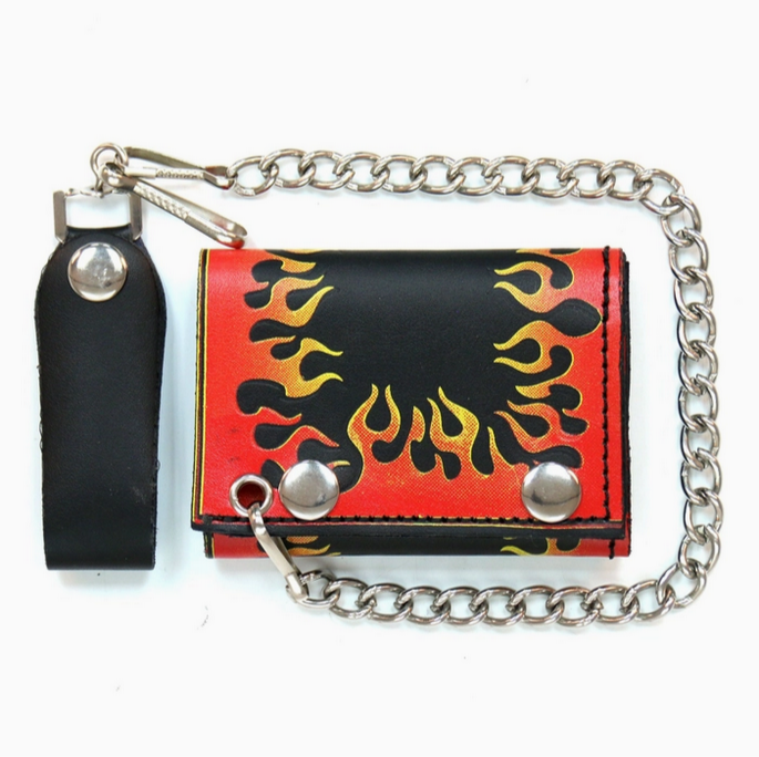Hot Leather Chain Wallets