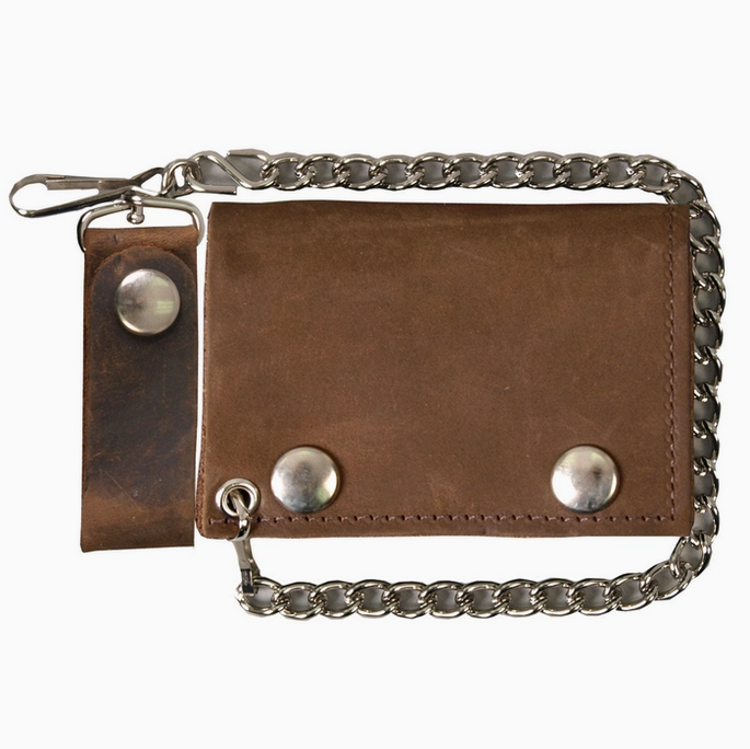 Hot Leather Chain Wallets