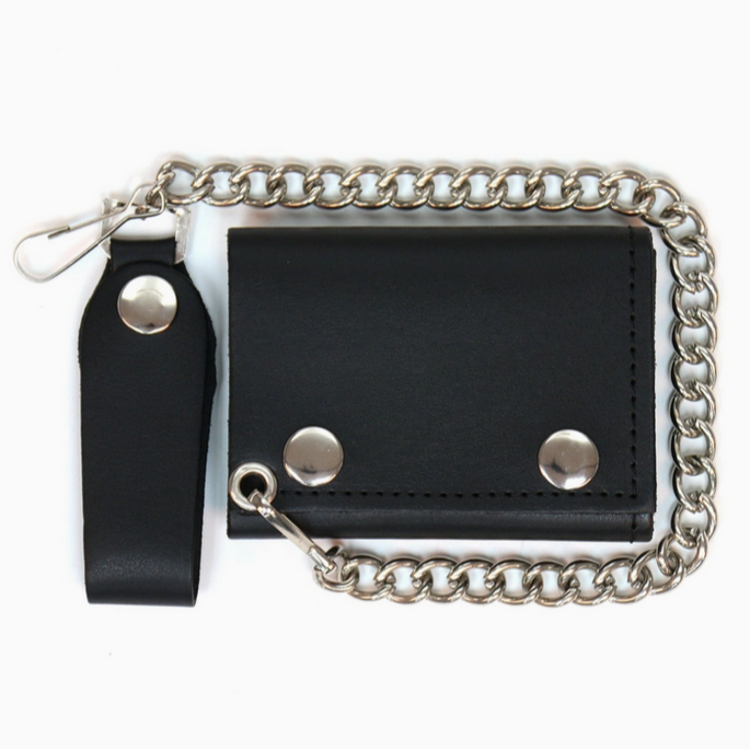 Hot Leather Chain Wallets