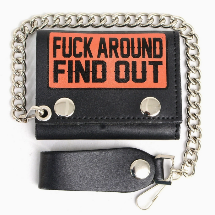 Hot Leather Chain Wallets