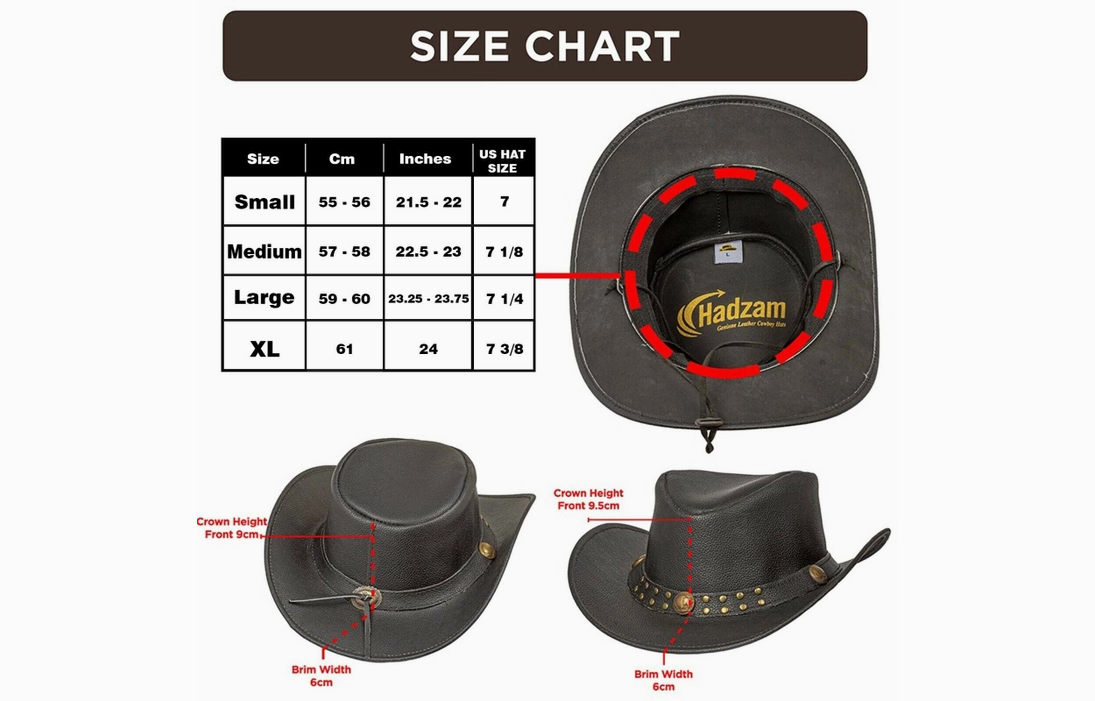 Unisex Hadzam Cowboy Hats