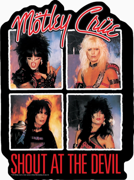 Motley Crue Shout At the Devil Funky Chunky Magnet