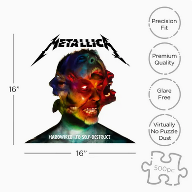 Metallica Hardwired...To Self Destruct (500 Piece Jigsaw Puzzle)