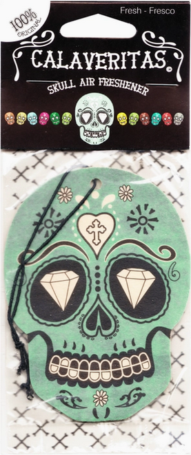 Sugar Skull Air Freshener Fresh Scented