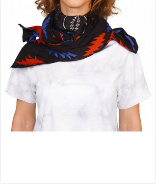 Grateful Dead Long Warm Lightning Bolts Fashion Scarf