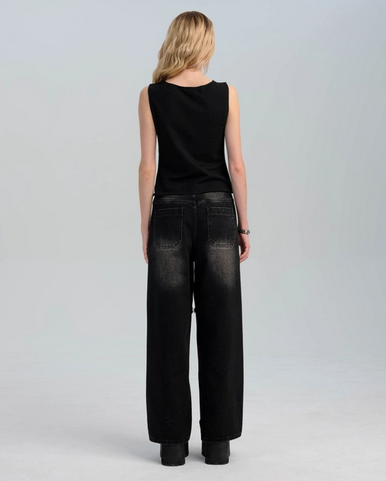 Women's Destroy Eyelet Top