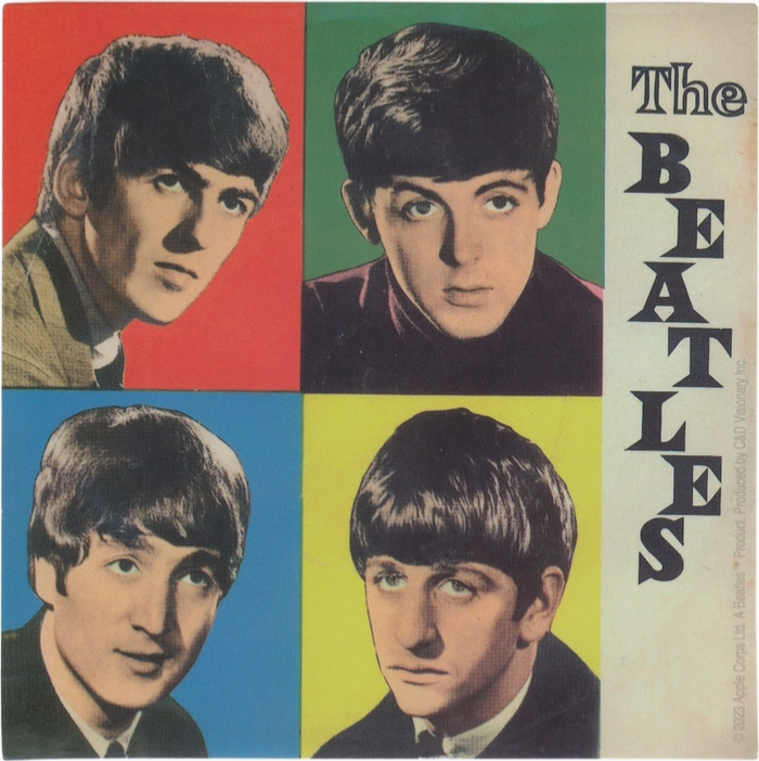 The Beatles Four Squares Group Sticker