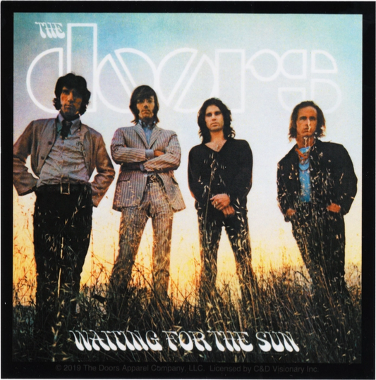 The Doors Waiting For The Sun Square Sticker