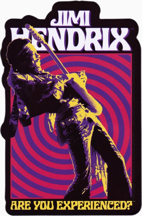 Jimi Hendrix Are You Experienced Sticker