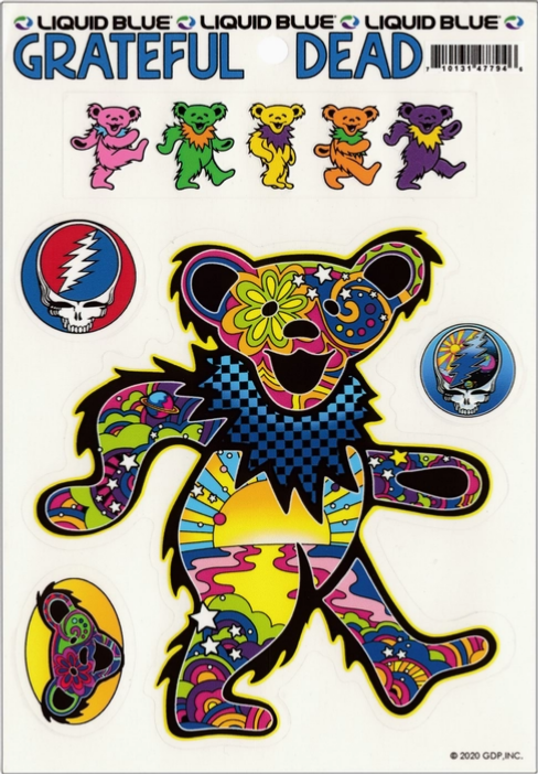 Grateful Dead Modified Bear Sticker