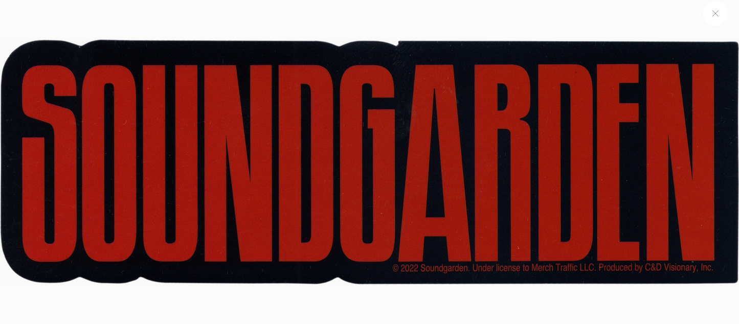 Soungarden Logo Sticker