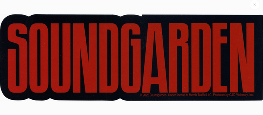 Soungarden Logo Sticker