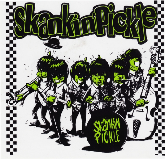 Skankin Pickle Cartoon Sticker