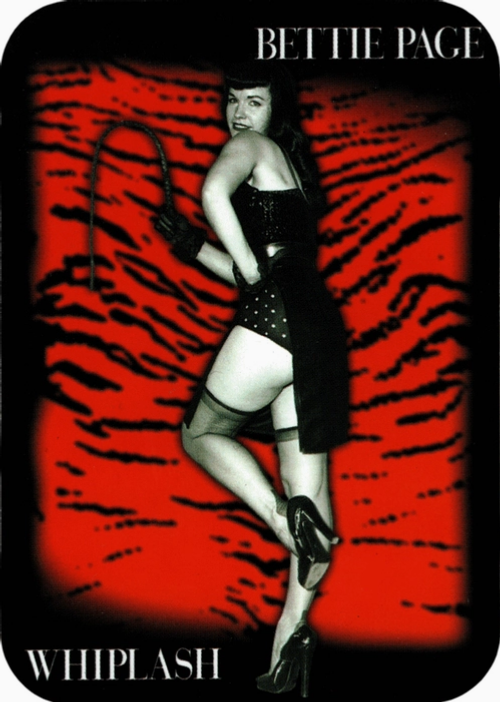 Bettie Page Whiplash Sticker