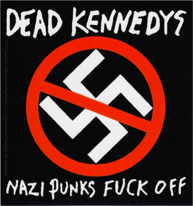 Dead Kennedys Nazi Punks Fuck Off Sticker