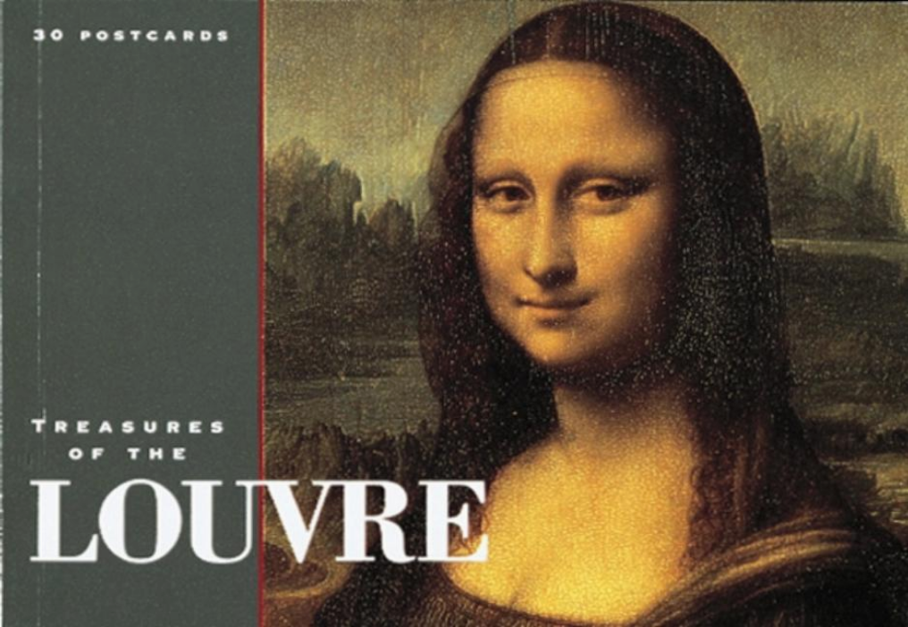 Treasures of the Louvre Post Card Book