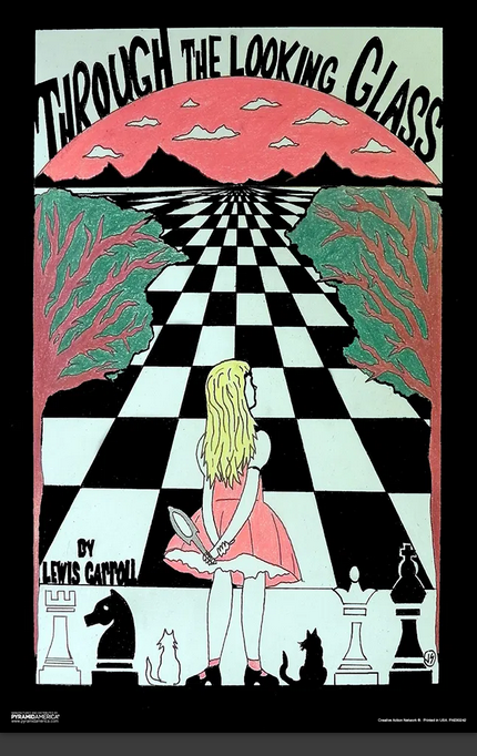Alice In Wonderland Through The Looking Glass Print