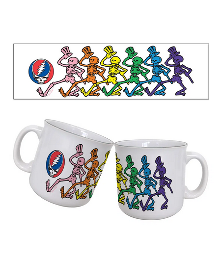 Grateful Dead Dancing Skeletons Mug