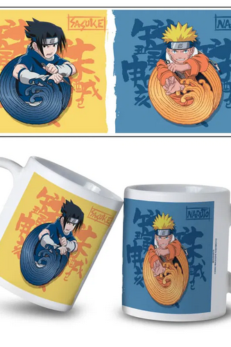 Naruto & Sasuke Potraits Mug
