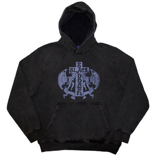 Black Sabbath Angels Stone Wash Pullover Hoodie