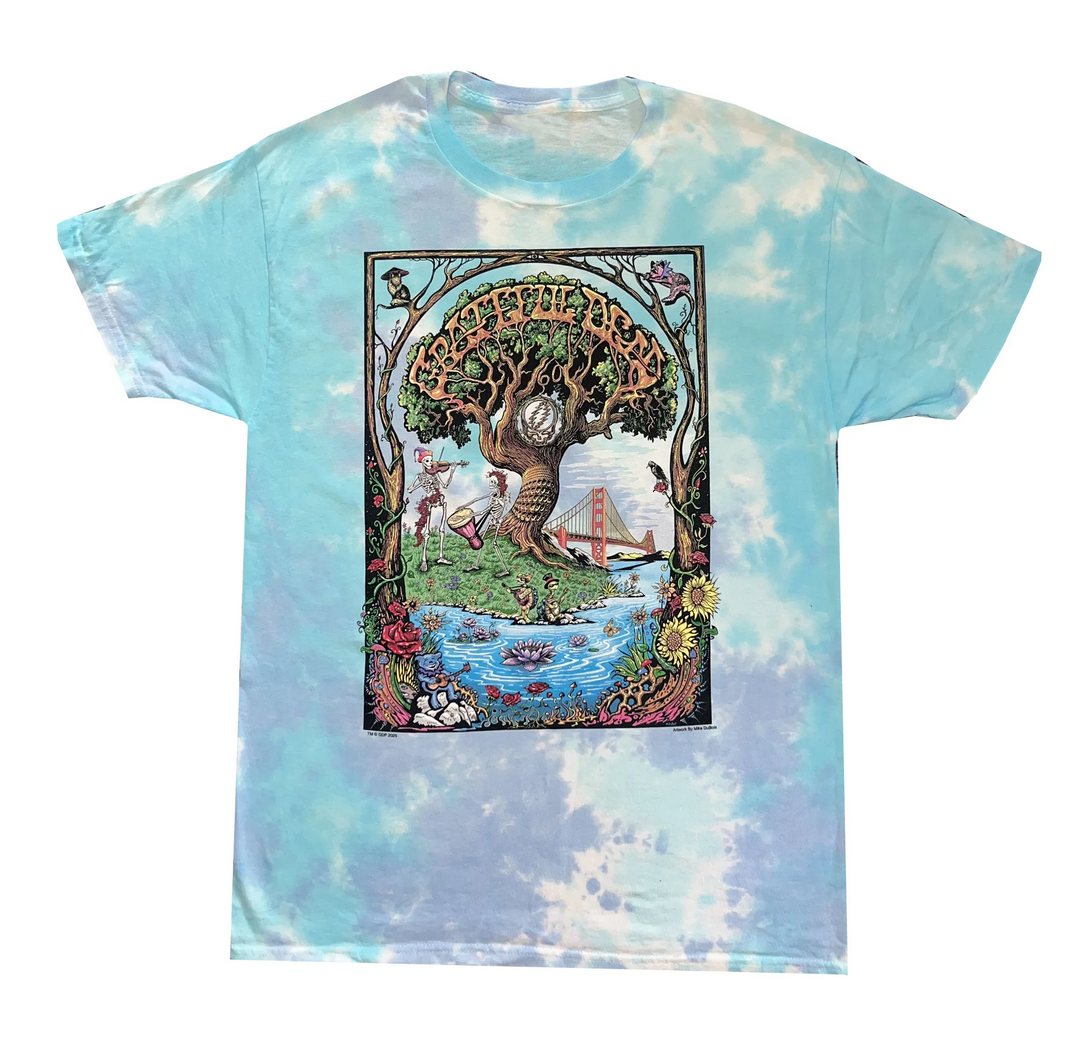 Men's Grateful Dead Tie-Dye 60 Stealie Tree T-Shirt