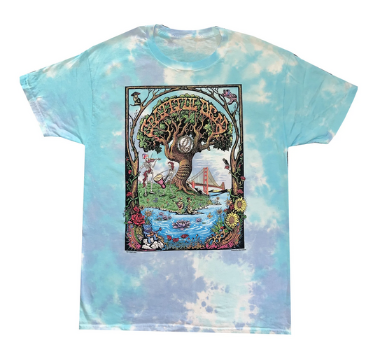 Men's Grateful Dead Tie-Dye 60 Stealie Tree T-Shirt