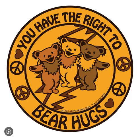 Grateful Dead Bear Hugs Sticker