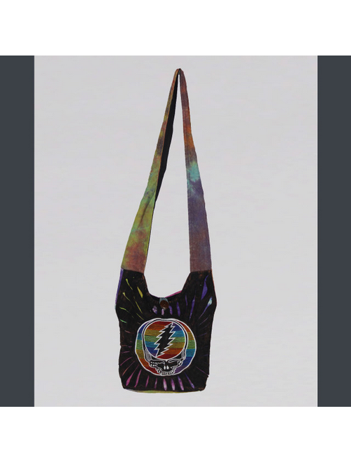 Grateful Dead Stealie Embroidery Cotton Lycra Razor-Cut Small Baba Bag