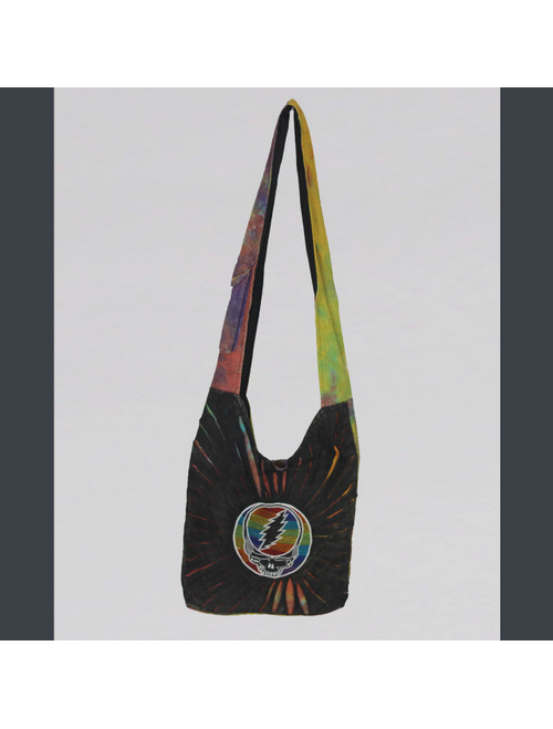 Grateful Dead Cotton Lycra Razor Cut Stealie Baba Bag