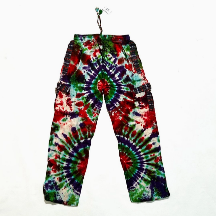 Unisex Tie Dye Cargo Pants