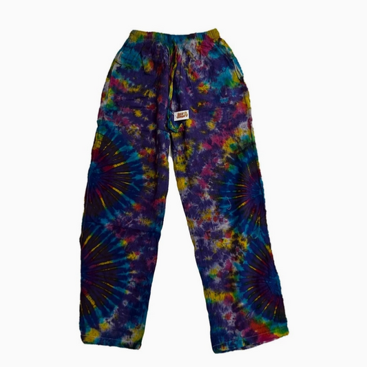 Unisex Tie Dye Wide Leg Pants