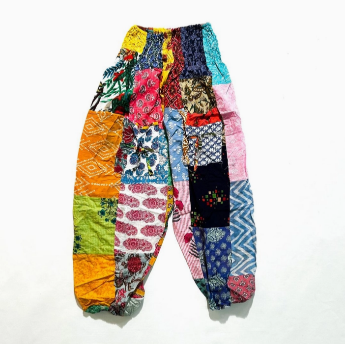Unisex Patchwork Design Jogger Pants